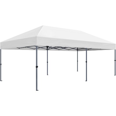 Yaheetech 10x20 FT Pop-up Canopy with One-Push-To-Lock Setup Mechanism Suitable
