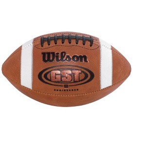 Wilson GST Youth Leather Football - 1 of 1