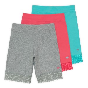 Lucky & Me Jada Girls Bike Shorts Multi-Color Multiple Sizes (3-Pack) - 1 of 4