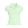 Lands' End Women's Short Sleeve Pique Johnny Collar UPF 50 Rash Guard - 3 of 3