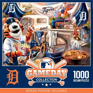 MasterPieces 1000 Piece Jigsaw Puzzle - MLB Detroit Tigers Gameday - 1 of 4