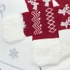 Kumasinova 20"/14" Square/Rectangle Christmas Bed Pillows,Couch Pillows with Knit Hat/Snowflake Embroidery,Festive Decorative Pillows for Bed - 4 of 4