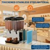 18L Commercial Beverage Dispenser, 1 Tank Iced Tea Drink Machine, 150W Juice Dispenser Stainless Steel Design, Fast Cooling, Easy to Clean, Perfect - 4 of 4