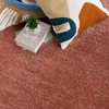 Hauteloom Heavenly Solid Pink Plush Rug - 4 of 4