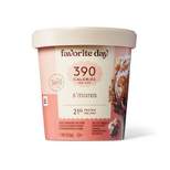 S'mores Reduced Fat Ice Cream - 16 fl oz - Favorite Day™