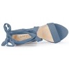 Allegra K Women's Open Toe Soft Insole Lace Up Platform Block Heel Sandals - 4 of 4