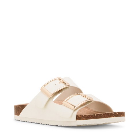 Madden girl cheap birkenstocks white