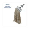 Boardwalk Mop Head, Pro Loop Web/Tailband, Premium Saddleback Head, Ctn, 24-oz., WH, 12/CT - image 3 of 4