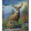 Manual Woodworkers and Weavers Standing Proud Tapestry Throw – 50"x60" Patriotic Woven Blanket - 2 of 3