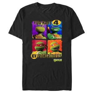 Men's Teenage Mutant Ninja Turtles You Have 4 New Friend Requests T-Shirt - 1 of 4