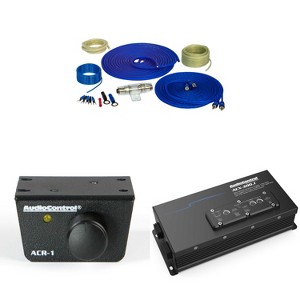 AudioControl ACX-300.1 Mono Powersports/Marine Amplifier — 300 watts RMS x 1 at 2 ohms with 8GA OFC Pure Copper Wiring Kit and ACR-1 Bass Knob Remote - 1 of 4