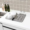 LunaLulinlk Microfiber Dish Drying Mat for Kitchen Counter, Absorbent Dishes Drainer/Rack Pad for Countertop, 19.2 by 15.8 Inches (Rhombus) - 3 of 4