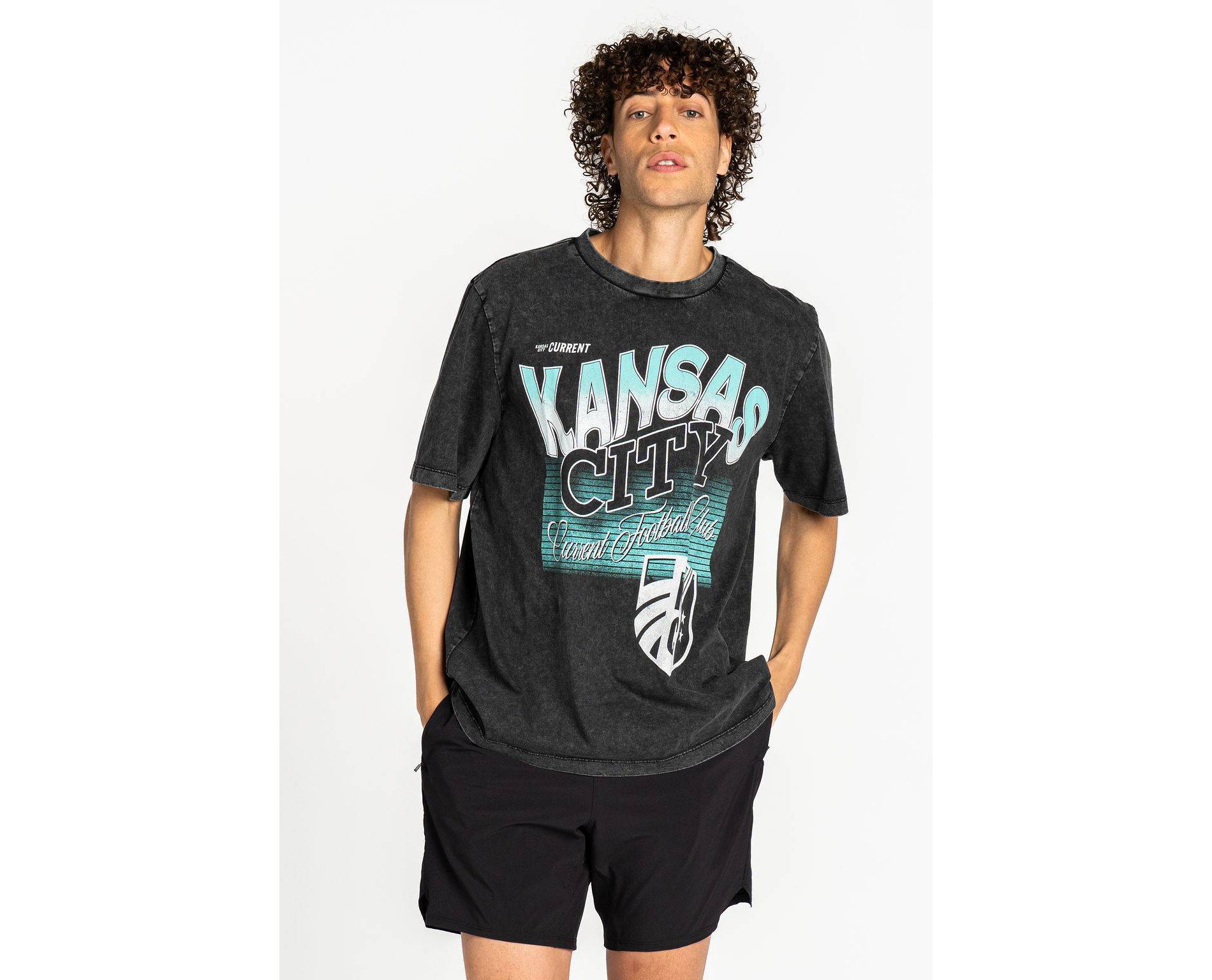 NWSL KC Current Band T-Shirt - S