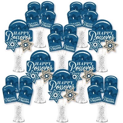 Big Dot of Happiness Happy Passover - Pesach Party Centerpiece Sticks - Showstopper Table Toppers - 35 Pieces