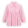 Collections Etc Soft Fleece Button Down Night Shirt with Pockets - Comfy Flattering Fit Over Pajamas or Nightgown - 4 of 4