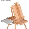 MEEDEN French Easel, Large Sketchbox Easel-Foldable Portable Beechwood Field Art Easel with Drawer, Palette & Metal Tray for Professionals - 3 of 4