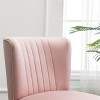 CAVINAS Luxury Accent Chair with Channel Tufted Back,Modern Leisure Chair for Living Room,Kitchen&Bedroom,Upholstered Lounge Chair - 2 of 4