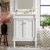 MOEPISY 24 inch Bathroom Vanity with Top Sink, 2-Tier Modern Bathroom Storage Cabinet, Single Sink Bathroom Vanity - 3 of 4