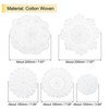 Unique Bargains Cotton Floral Pattern Party Vintage Lace Absorbent Coasters - 2 of 4