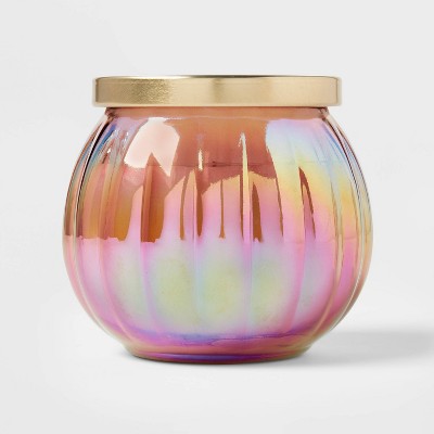 Iridescent candle holder,Iridescent candle jars,10 oz glass candle  holders,5oz glass candle jars