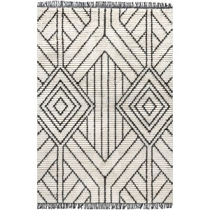 Nuloom Tatiana Soft Shaggy Textured Modern Diamond Fringe Indoor Area Rug - 1 of 4