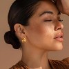 6 Pairs 14K Gold Geometric Knot Earrings Set, Huggie Drop Dangle Earrings for Women Gifts - 2 of 4