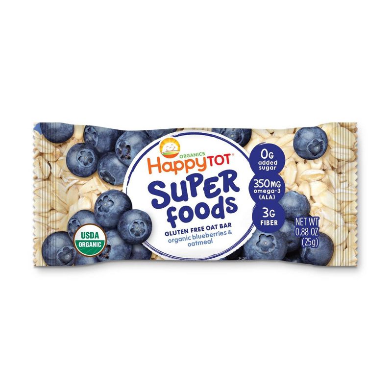 HappyTot Super Foods Oat Bar Blueberry &#38; Oatmeal - 5ct/4.4oz, 5 of 7