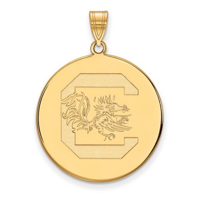 Black Bow Jewelry 14k Yellow Gold South Carolina Gamecocks NCAA Extra Large Pendant