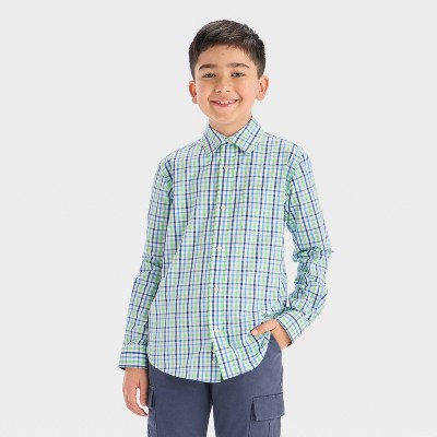 Boys' Long Sleeve Button-Down Dress Shirt - Cat & Jack™