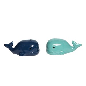 Beachcombers Whale Salt And Pepper Shaker Set of 2 - 1 of 4