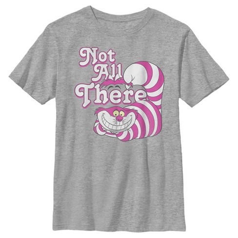 Boy s Alice In Wonderland Not All There Cheshire Cat T shirt Target