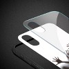 Reiko iPhone X/iPhone XS Hard Glass Design TPU Case with Zombies - 3 of 4
