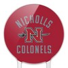 Nicholls State University Colonels Logo Acrylic Cake Topper Party Decoration for Wedding Anniversary Birthday Graduation - 3 of 4
