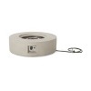Outdoor 50,000 BTU Round MgO Concrete Propane Fire Pit, Light Grey (Tank Cover not Included) - 2 of 4