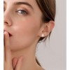 12 Pairs Stainless Steel Pearl Stud Earrings, 4-Size Mixed Set for Wedding & Gifts - 3 of 4