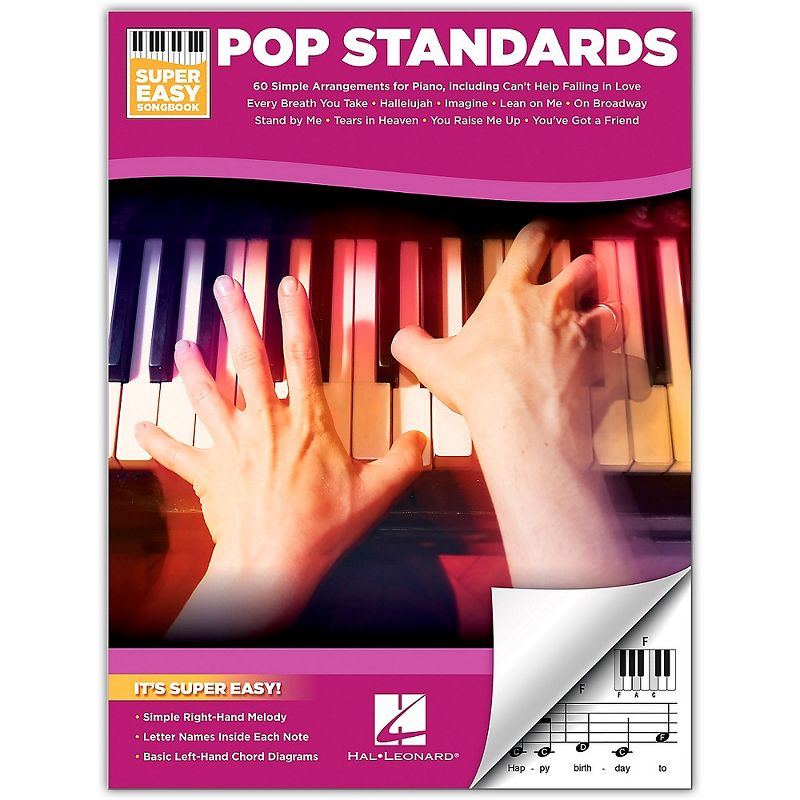 Hal Leonard Pop Standards-Super Easy Songbook for Piano, 1 of 2