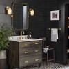Spassway Bathroom Vanity Mirrors Black/Gold Rectangular Wall Mounted Beveled Glass Modern Decorative Mirror for Bathroom Bedroom Living Room - 2 of 4