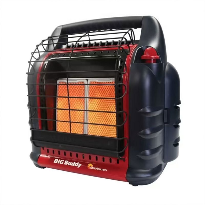 Mr. Heater 4,000 to 18,000 BTU 3 Setting Big Buddy Portable LP Gas Heater Unit, 3 of 9