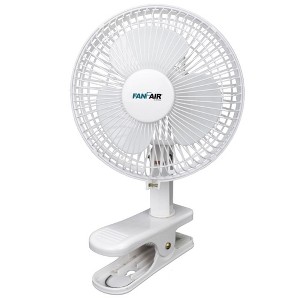 FanFair 6-inch Clip on Fan – WHITE - 1 of 3