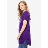 Woman Within Plus Size Marled V-Neck Tunic - 4 of 4