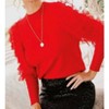 Women's Lace Detail Sweater - Vine & Love - 2 of 3