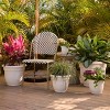 Bloem Ariana Round Resin Planter Pot Indoor and Outdoor Gardening - 3 of 4