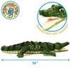 Kuwat The Saltwater Crocodile - 56 Inch Stuffed Animal Plush - By Viahart - 3 of 4