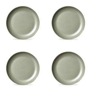 TAG Green Brooklyn Melamine Plastic Dinning Salad Plate Dishwasher Safe Indoor/Outdoor 9x9 inch Salad Plate Set 4 - 1 of 3