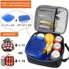 OPUX Insulated Lunch Box Men Women Adult, Compact Soft Cooler Bag Kids Boys Girls, Leakproof Small Pail Work School - 4 of 4