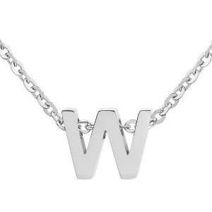 ELYA Women's Polished Initial Stainless Steel Necklace - ELYA - 1 of 4