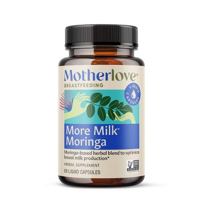 Image of Motherlove More Milk Moringa Vegan Capsules - 60ct Non-GMO Capsules