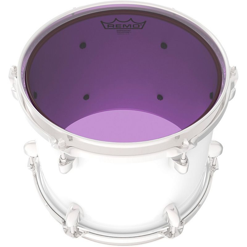 Remo Emperor Colortone Purple Drum Head, 3 of 5