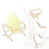 Unique Bargains Love Shaped Beauty Egg Makeup Sponge Holder 3 Pcs - 3 of 4