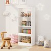GlasFlength Decorative Bookshelf Creative and Unique Styling, Multifunctional Storage with Open Display Bookshelves, White,19.7”*11.8”*47.2" - 4 of 4